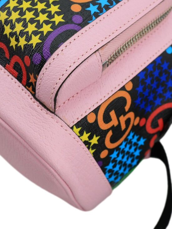 Gucci  Psychedelic GG Supreme Monogram Canvas Backpack Bag Multicolor 601296 main image 4
